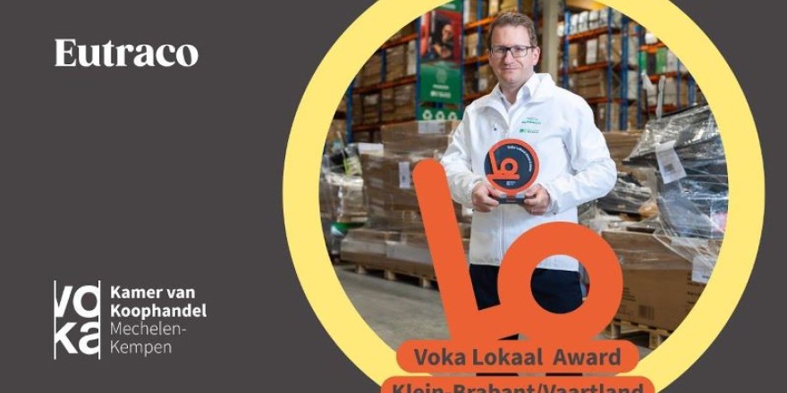EUTRACO maakt vanaf nu kans op de 'Voka Prijs Ondernemen 2025'.